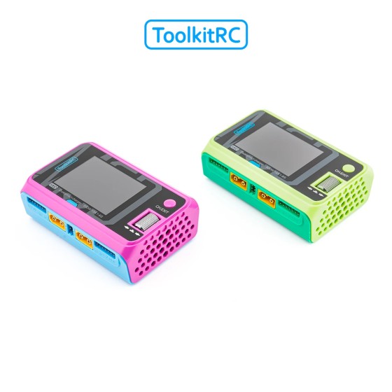 ToolkitRC M6D 500W Limited Edition 15A High Power Dual Smart Charger Discharger for 1-6S LiHV NiMh Pb Battery
